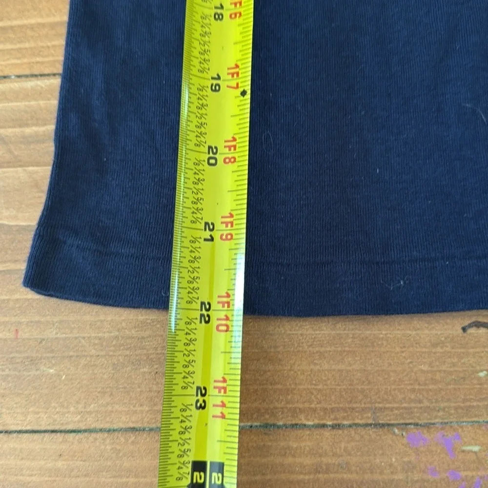 Ralph Lauren Girls Navy Blue Long‎ Sleeve Pima Cotton Modal Tee Shirt XL 16